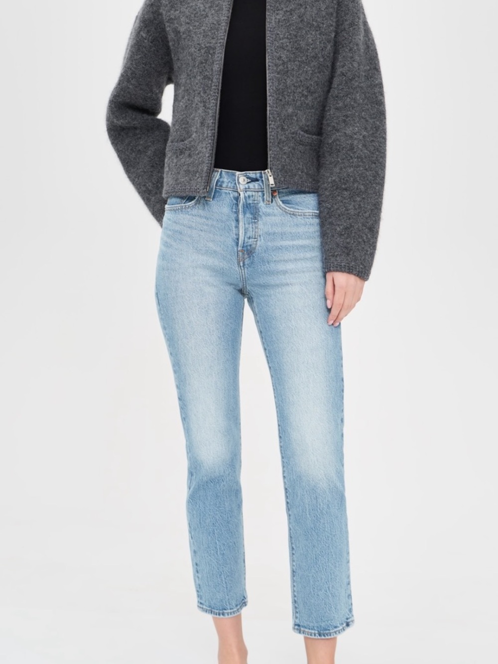 Levi's Women's Wedgie Straight Jeans in Light Wash
